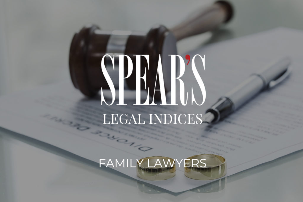 Hunters’ Partners recognised in the Spear’s Index of family lawyers for HNW individuals